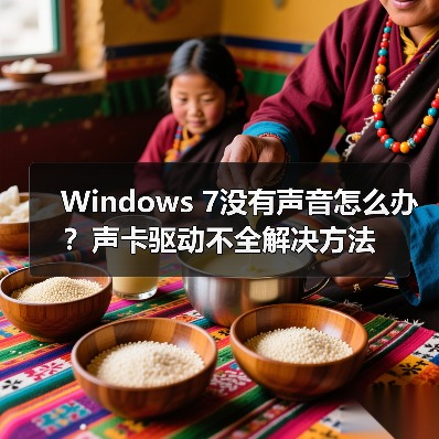 Windows 7没有声音怎么办?声卡驱动不全解决方法(图3) Windows 7没有声音怎么办?声卡驱动不全解决方法(图3)
