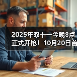 2025年双十一今晚8点正式开抢！10月20日首轮国补+平台 - 辰飞雨新媒体情报驿站