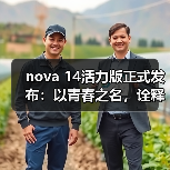 nova 14活力版正式发布：以青春之名，诠释“够真，才出色”(图3)