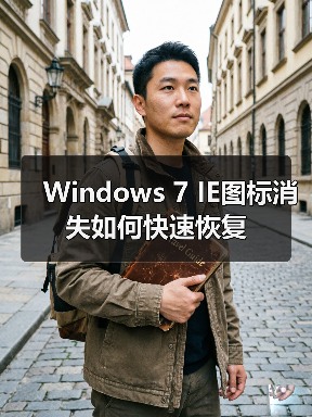 Windows 7 IE图标消失如何快速恢复(图3)