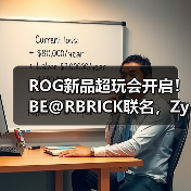 ROG新品超玩会开启！BE@RBRICK联名，ZywOo联名，各类电竞潮品重磅揭晓！(图2)
