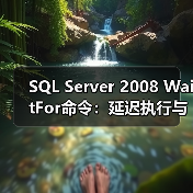 SQL Server 2008 WaitFor命令：延迟执行与作业替代技巧(图4)