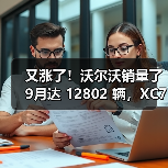 又涨了！沃尔沃销量了9月达 12802 辆，XC70热度持续发酵(图4)