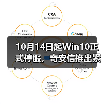 10月14日起Win10正式停服，奇安信推出紧急应对方案 - 辰飞雨新媒体情报驿站