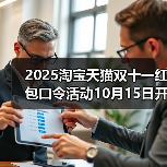 2025淘宝天猫双十一红包口令活动10月15日开启！最大25888红包等你来抢！附满减规则(图4)