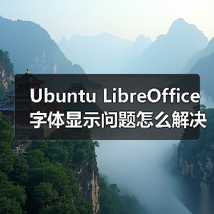 Ubuntu LibreOffice字体显示问题怎么解决?(图3) Ubuntu LibreOffice字体显示问题怎么解决?(图3)