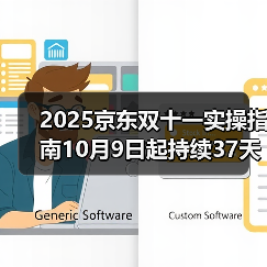 2025京东双十一实操指南10月9日起持续37天！淘宝天猫双 - 辰飞雨新媒体情报驿站