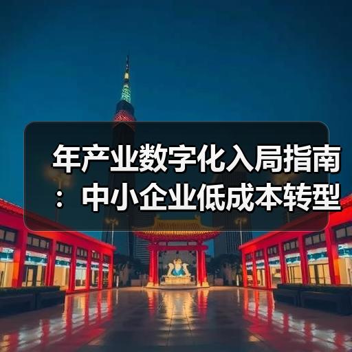 年产业数字化入局指南：中小企业低成本转型路径拆解 - 辰飞雨新媒体情报驿站