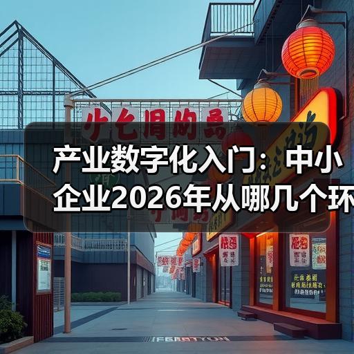 产业数字化入门：中小企业2026年从哪几个环节开始落地 - 辰飞雨新媒体情报驿站