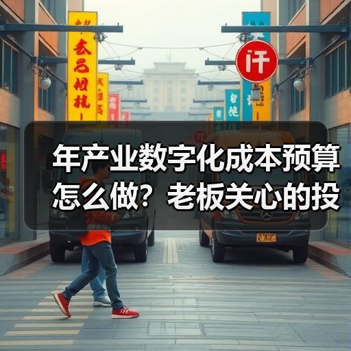 年产业数字化成本预算怎么做？老板关心的投入产出分析 - 辰飞雨新媒体情报驿站