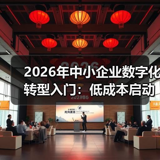 2026年中小企业数字化转型入门：低成本启动路径与常见误区分 - 辰飞雨新媒体情报驿站