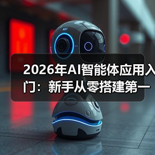 2026年AI智能体应用入门：新手从零搭建第一个智能体的完整 - 辰飞雨新媒体情报驿站