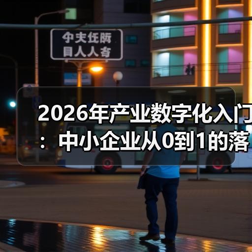 2026年产业数字化入门：中小企业从0到1的落地路径拆解 - 辰飞雨新媒体情报驿站