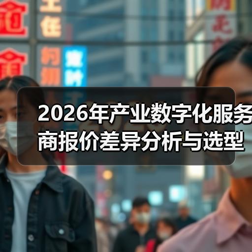 2026年产业数字化服务商报价差异分析与选型要点 - 辰飞雨新媒体情报驿站