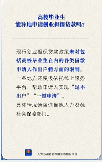 高校毕业生创业贷款不限户籍，线上申请竟然这么简单(图1)