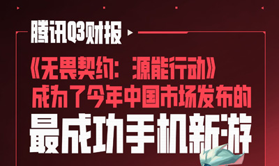 腾讯Q3业绩延续增长势头，瓦手成为年度最成功新游 - 新媒体情报驿站