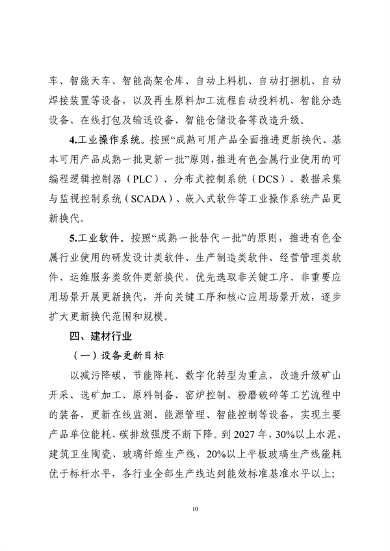 工业和信息化部印发《工业重点行业领域设备更新和技术改造指南》(图10)